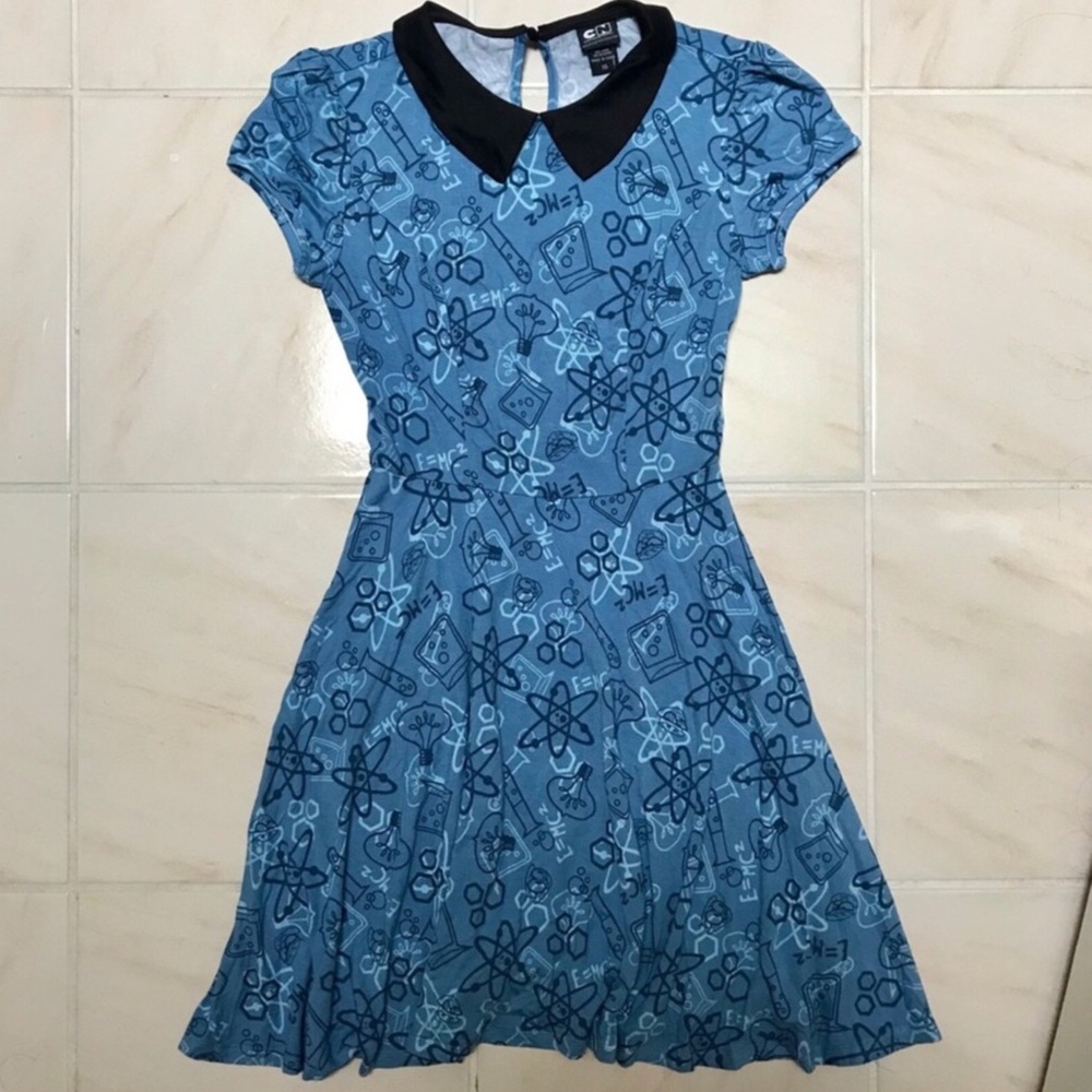 Limited Edition Dexter's Laboratory Dress from Hot Topic size XS.